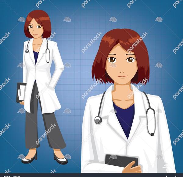 عکس کارتونی خانم دکتر