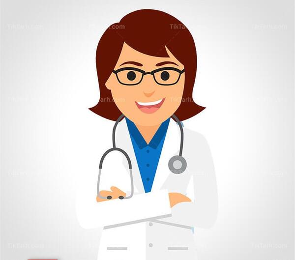 عکس کارتونی خانم دکتر