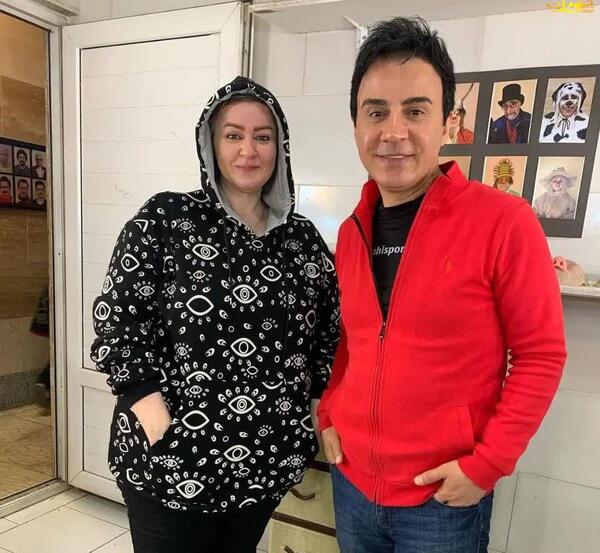 عکس خانم نظام دوست و همسرش