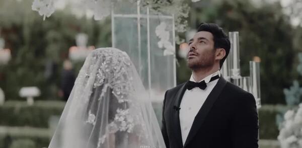 عکس عروسی محمدرضا گلزار و همسرش