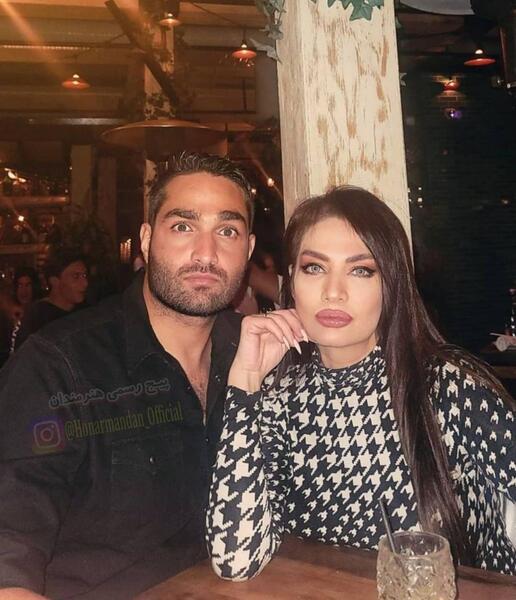 عکس سهیلا گلزار و همسرش