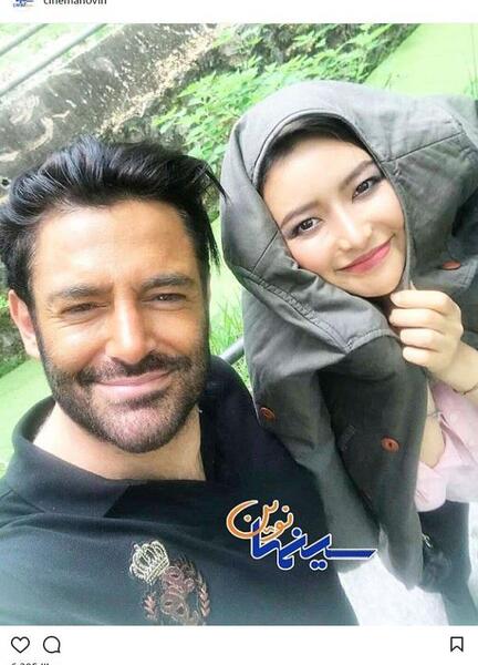عکس های محمد رضا گلزار با همسرش