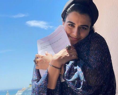 عکس خانم فدوی در پایتخت