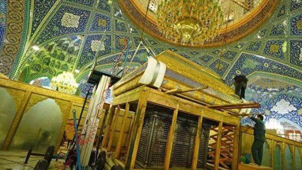 عکس قبر خانم رقیه