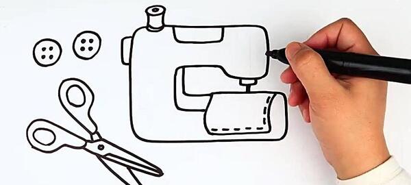 عکس کارتونی خانم خیاط