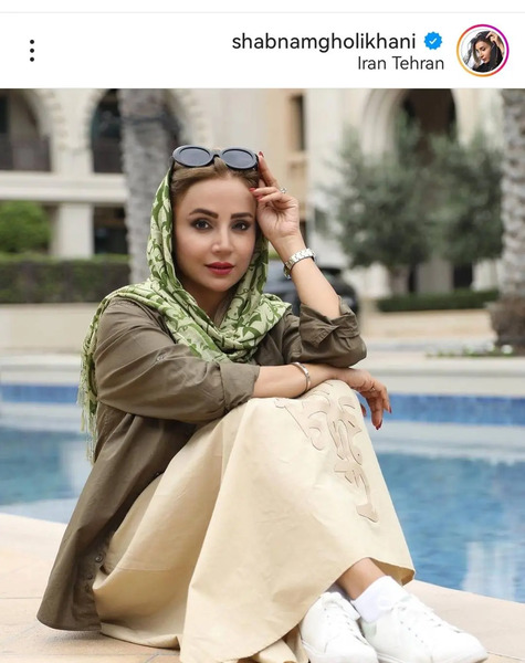 عکس خانم شبنم قلی خانی