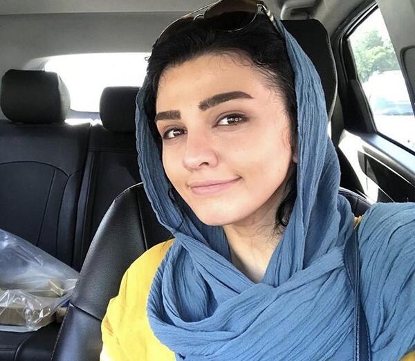 عکس ماشین خانم پاف