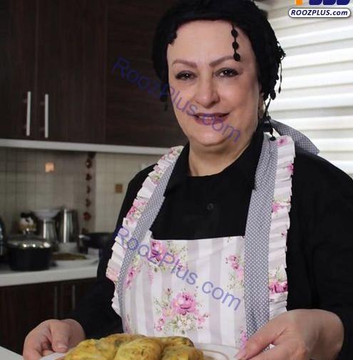 عکس خانم در آشپزخانه