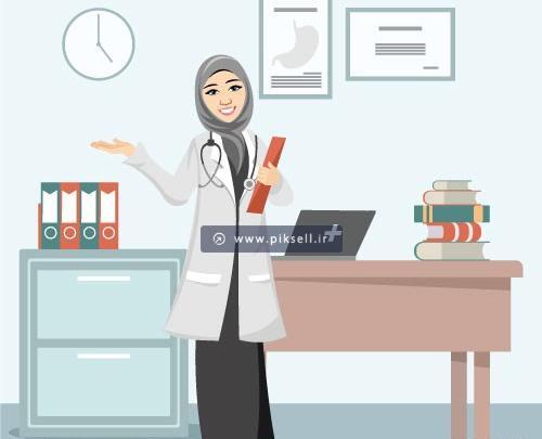 عکس خانم دکتر با حجاب