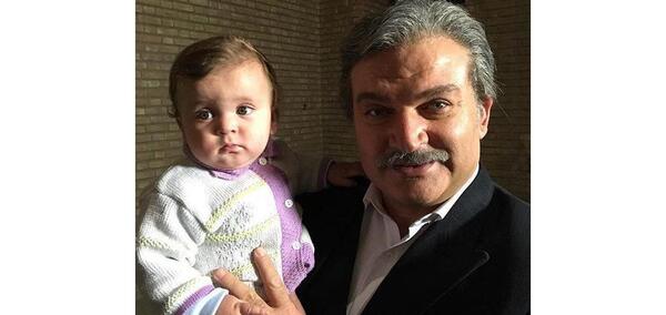 عکس بچه آقای ملکه