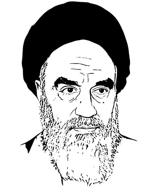 عکس نقاشی اقای خامنه ای