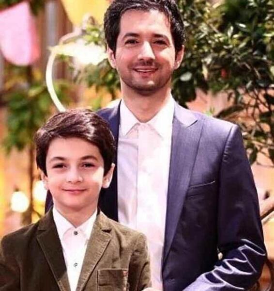 عکس بچه آقای مجری