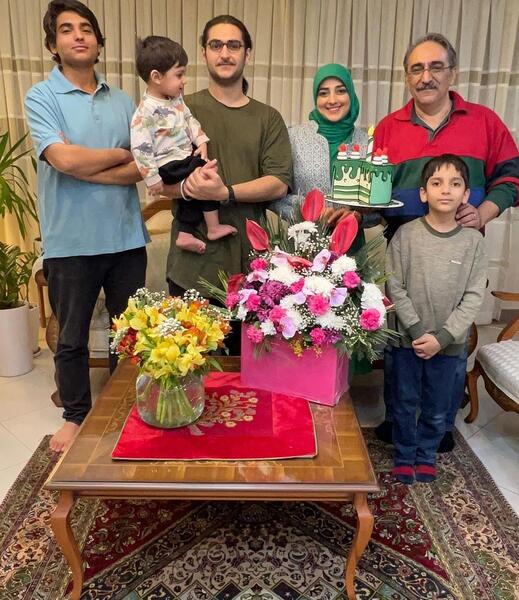 عکس همسر آقای شکیبا مجری