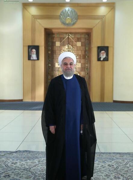 عکس آقای روحانی رئیس جمهور