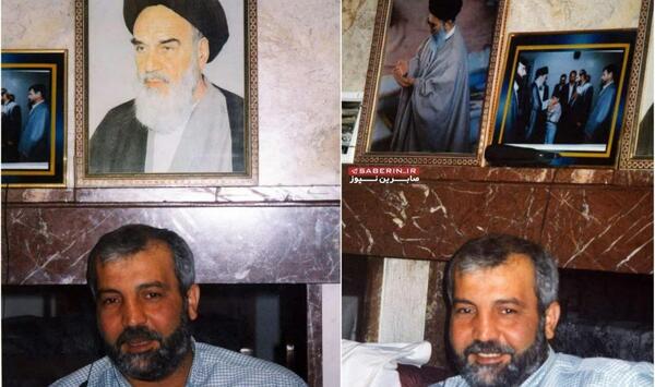 عکس آقای خمینی و خامنه ای