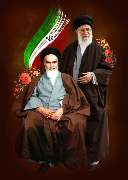 عکس از آقای خمینی