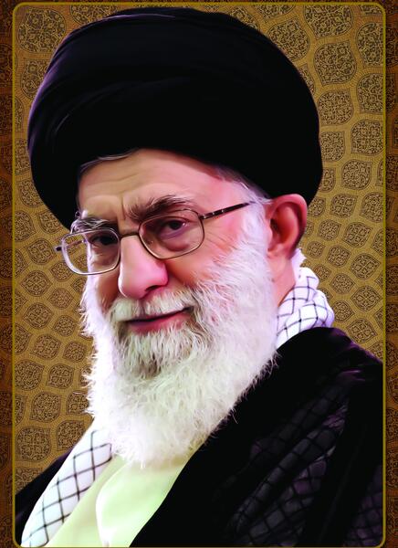عکس آقای خامنه ای و امام خمینی