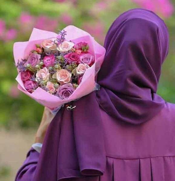 عکس دختر با حجاب کیوت فانتزی