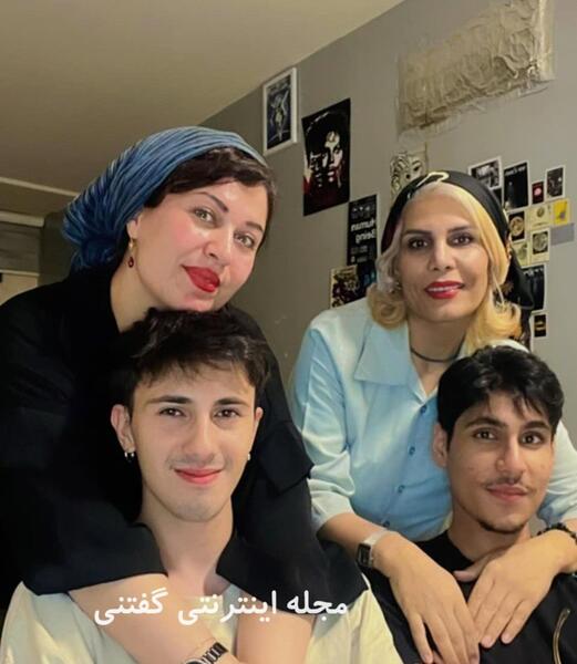 عکس گیتی قاسمی و همسرش