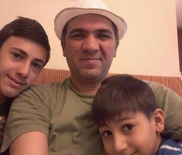 عکس گیتی قاسمی و پسرش