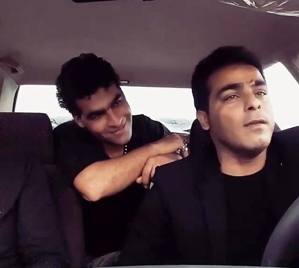 عکس قاسم فاضلی و همسرش
