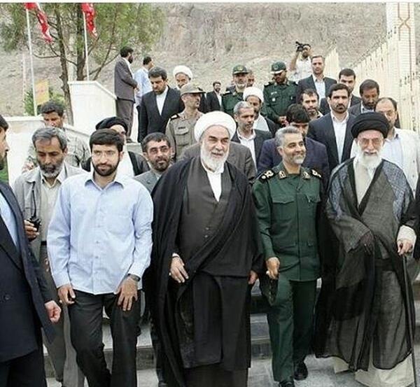 عکس حاج قاسم رهبر و رئیسی