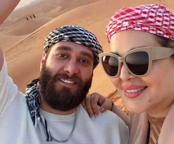 عکس جمشید قاسم پور و همسرش