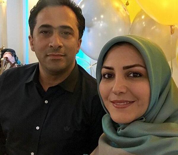 عکس همسر قاسم افشار گوینده خبر