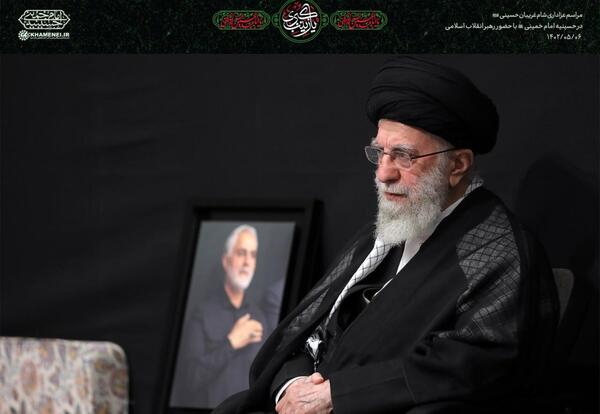 عکس امام خامنه ای و قاسم سلیمانی