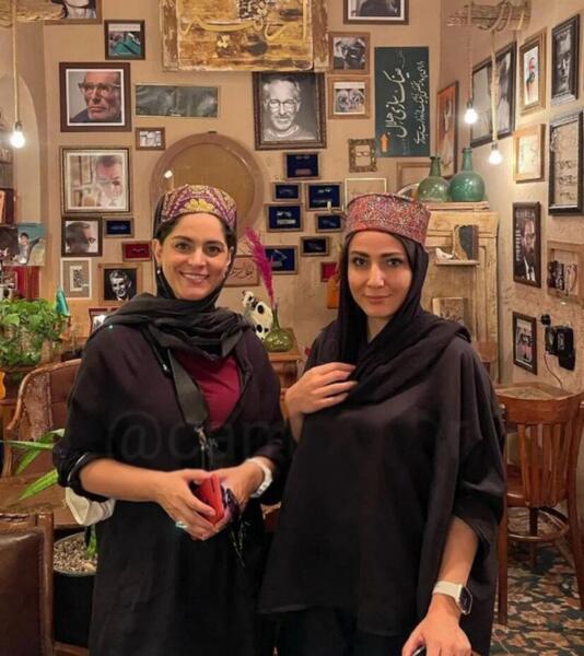 عکس بازیگران سریال جیران در پشت صحنه