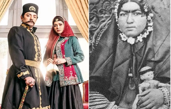 عکس از جیران همسر ناصرالدین شاه