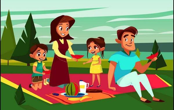 عکس نقاشی برای سیزده بدر