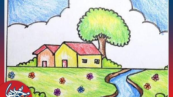 عکس نقاشی برای سیزده بدر