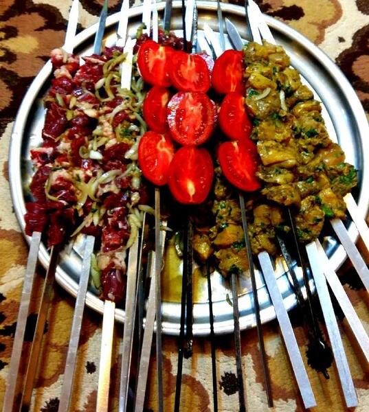 عکس کباب سیزده بدر