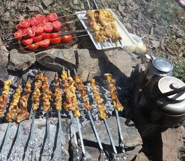 عکس کباب سیزده بدر