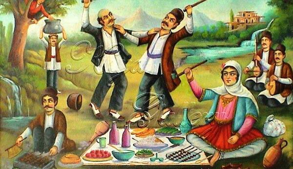عکس دونفره سیزده بدر
