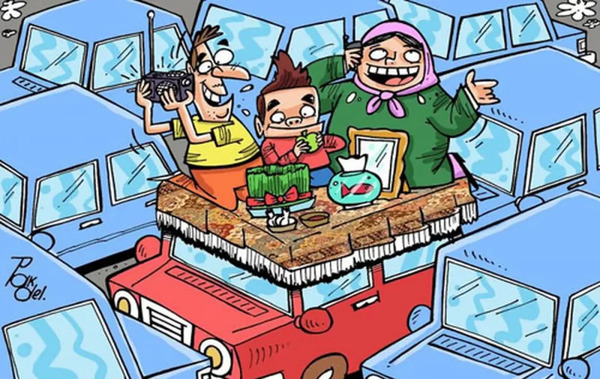 عکس طنز سیزده بدر