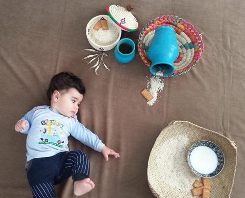 عکس نوزاد با تم ماه رمضان