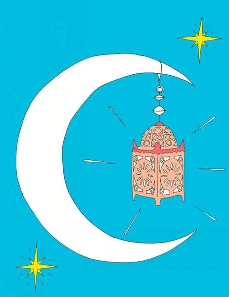 عکس نقاشی سفره افطار ماه رمضان