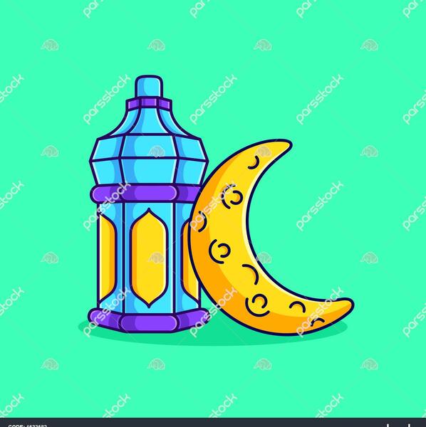 عکس فانوس ماه رمضان نقاشی