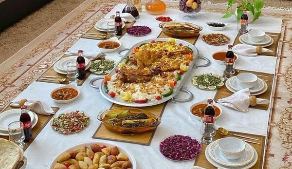 عکس ماه رمضان سفره افطاری
