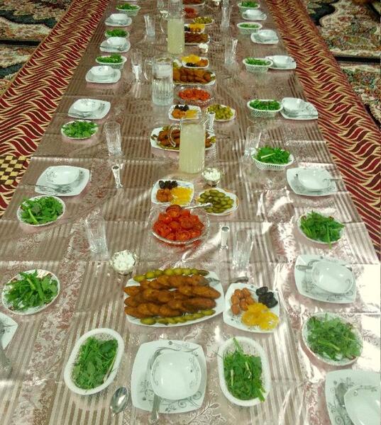 عکس ماه رمضان سفره افطاری
