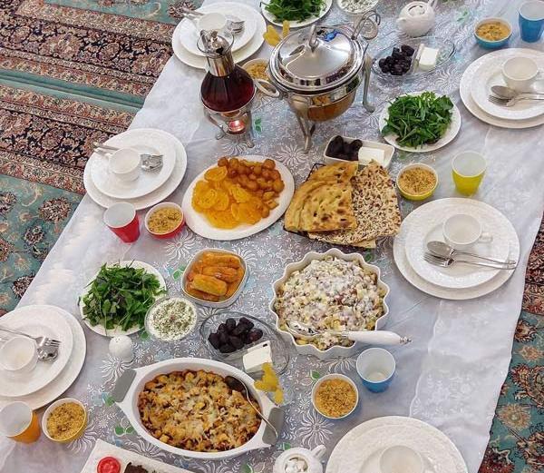 عکس ماه رمضان سفره افطاری