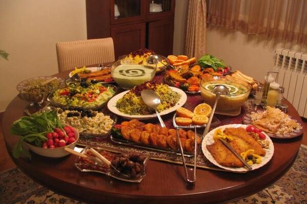 عکس ماه رمضان سفره افطاری