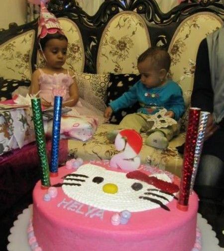 عکس هلیا جان تولدت مبارک
