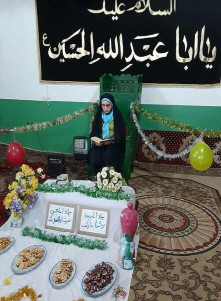 عکس کیک تولد امام حسین و حضرت ابوالفضل