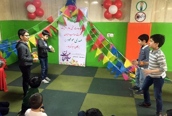 عکس جشن نیمه شعبان در مدرسه
