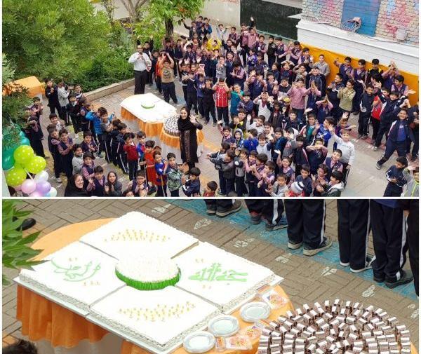 عکس جشن نیمه شعبان در مدرسه