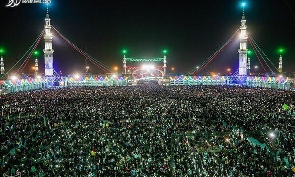عکس جشن نیمه شعبان جمکران