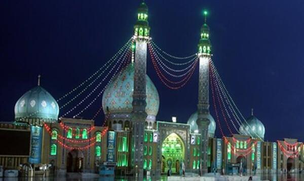 عکس مسجد جمکران در نیمه شعبان